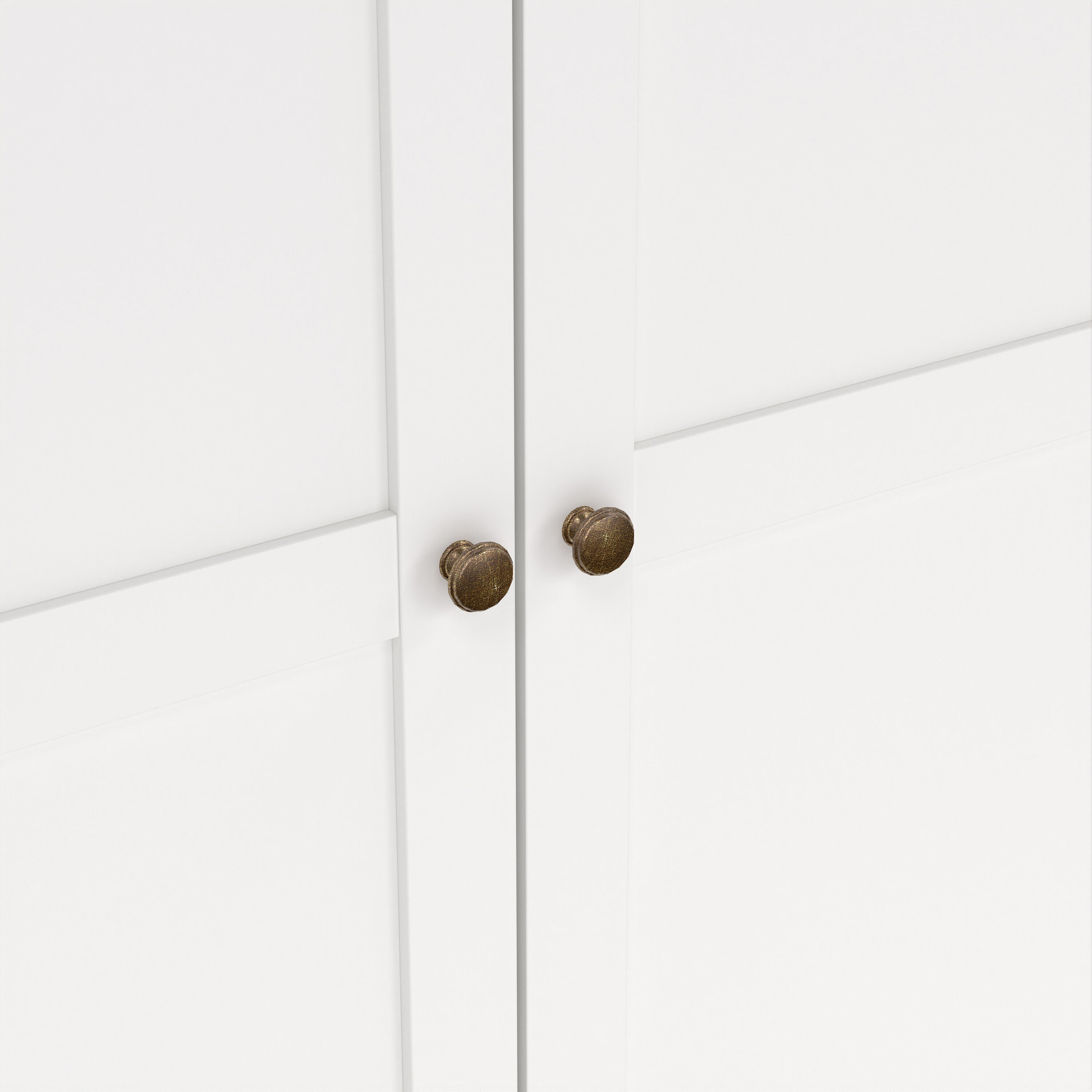 Primrose Wardrobe with 3 Doors in White