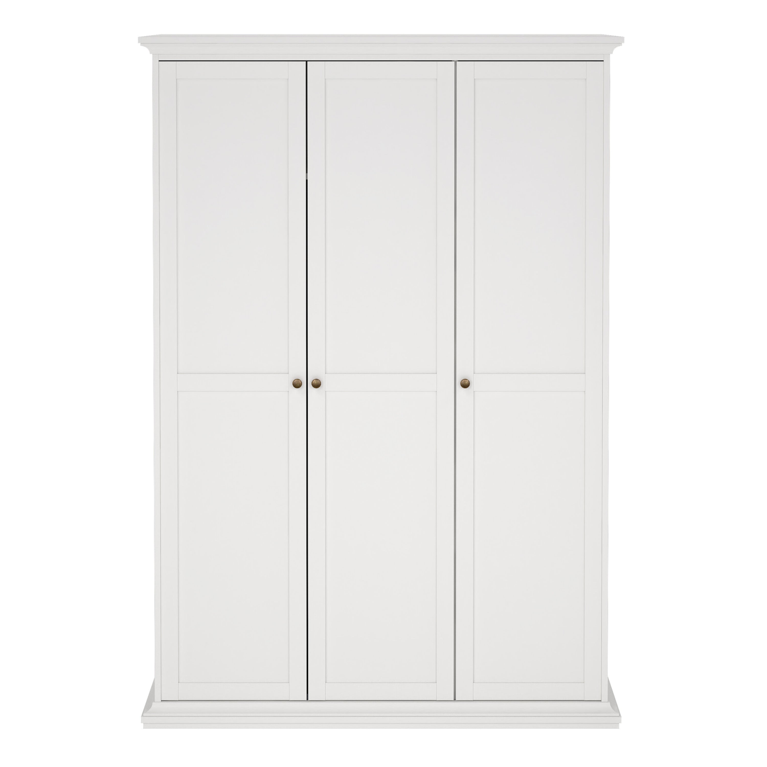 Primrose Wardrobe with 3 Doors in White