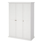 Primrose Wardrobe with 3 Doors in White