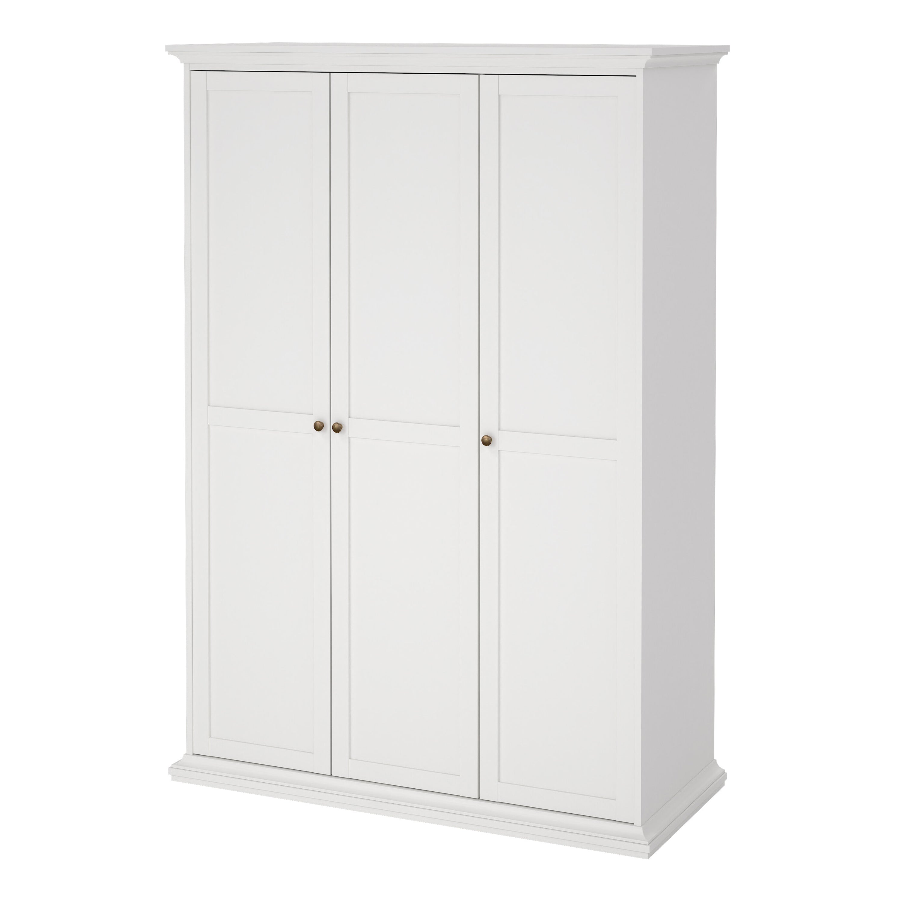 Primrose Wardrobe with 3 Doors in White