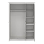 Primrose Wardrobe with 3 Doors in White