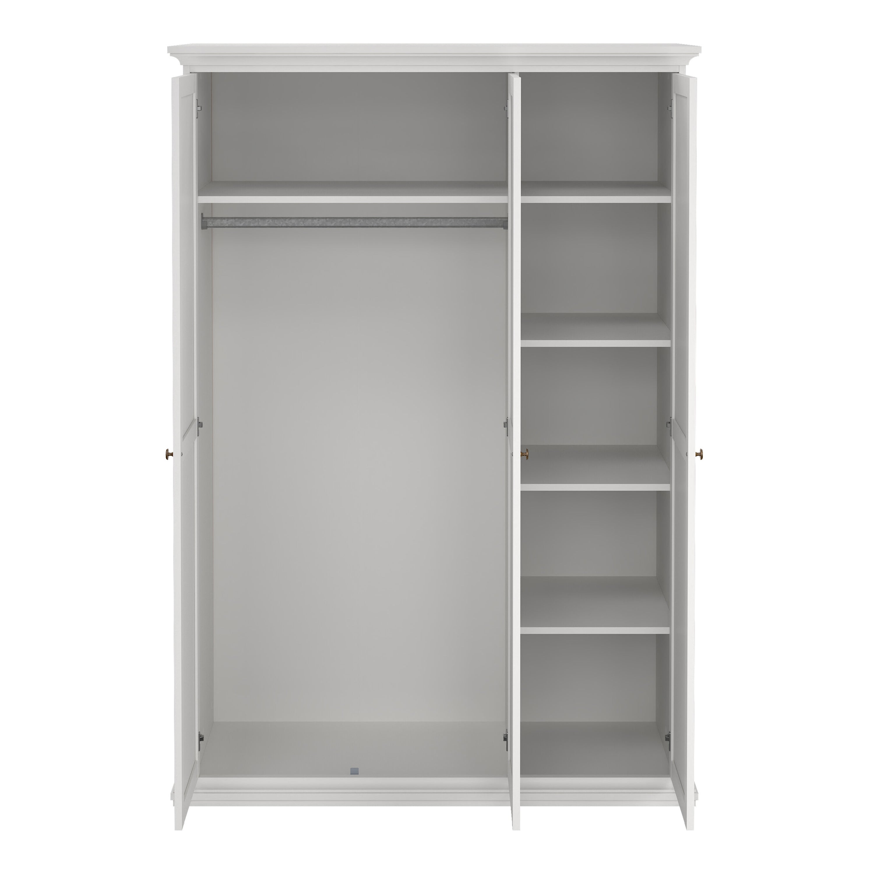 Primrose Wardrobe with 3 Doors in White