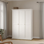 Primrose Wardrobe with 3 Doors in White