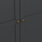 Primrose Wardrobe with 3 Doors in Matt Grey