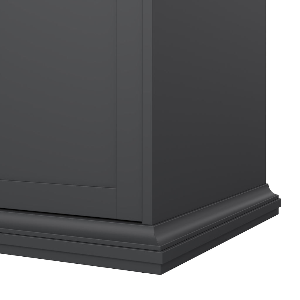 Primrose Wardrobe with 3 Doors in Matt Grey