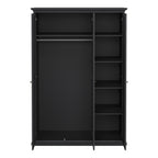 Primrose Wardrobe with 3 Doors in Matt Grey
