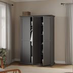 Primrose Wardrobe with 3 Doors in Matt Grey
