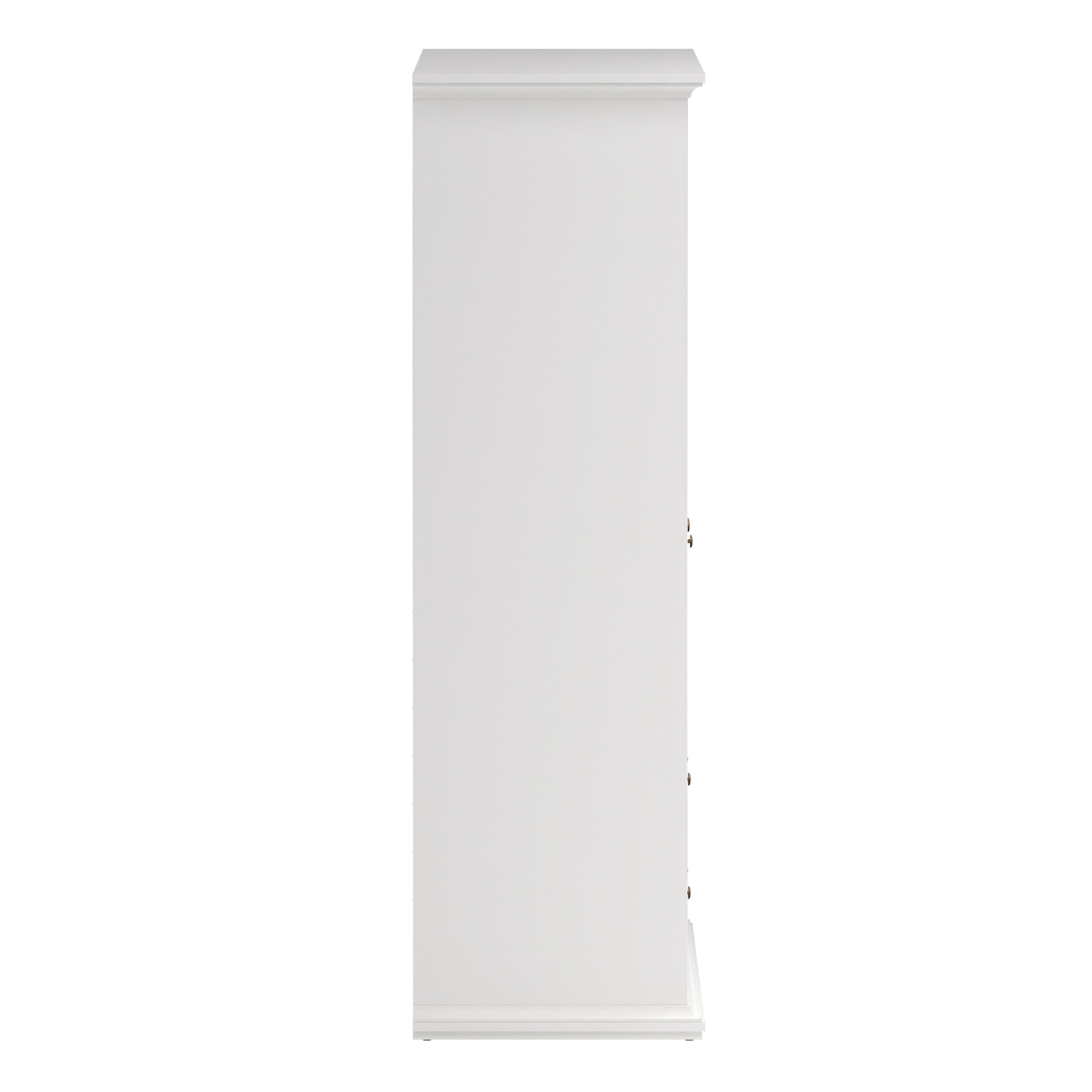 Primrose Wardrobe with 4 Doors and 2 Drawers in White
