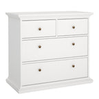 Primrose Chest of 4 Drawers in White