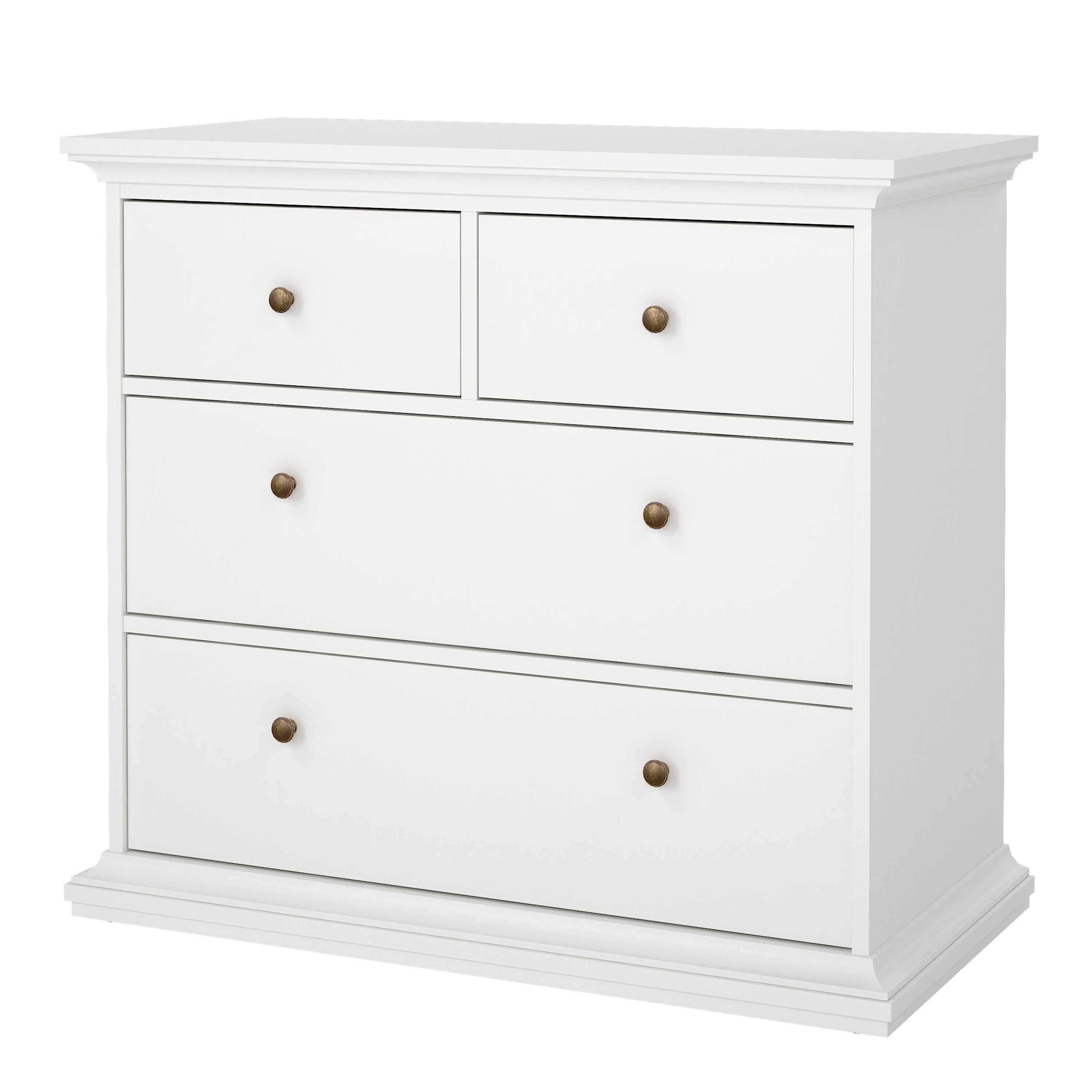 Primrose Chest of 4 Drawers in White