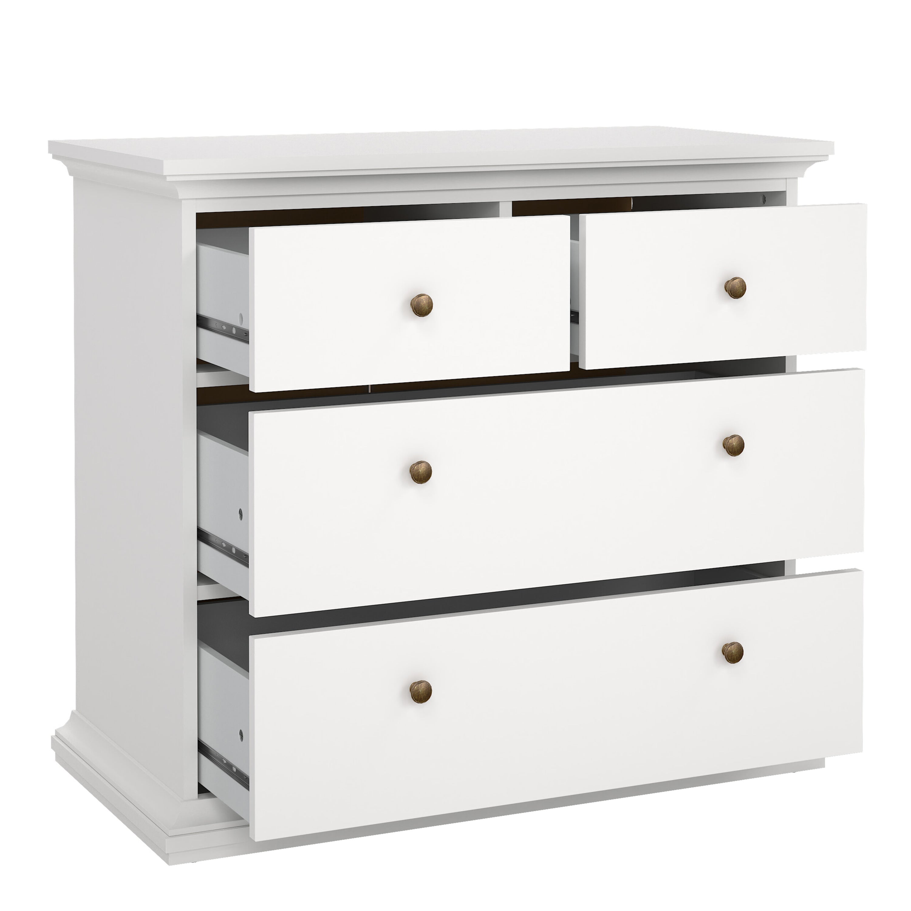 Primrose Chest of 4 Drawers in White