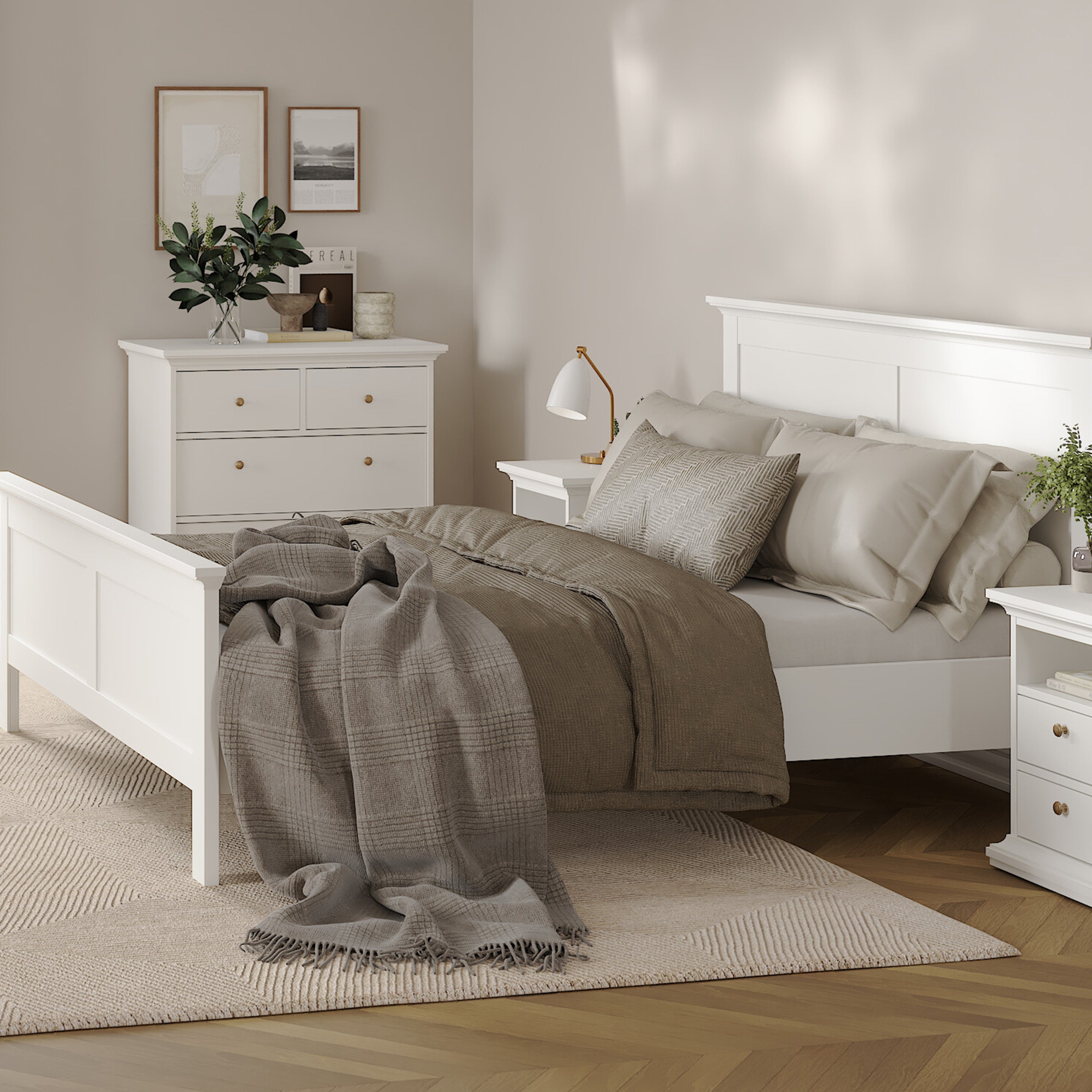 Primrose Chest of 4 Drawers in White