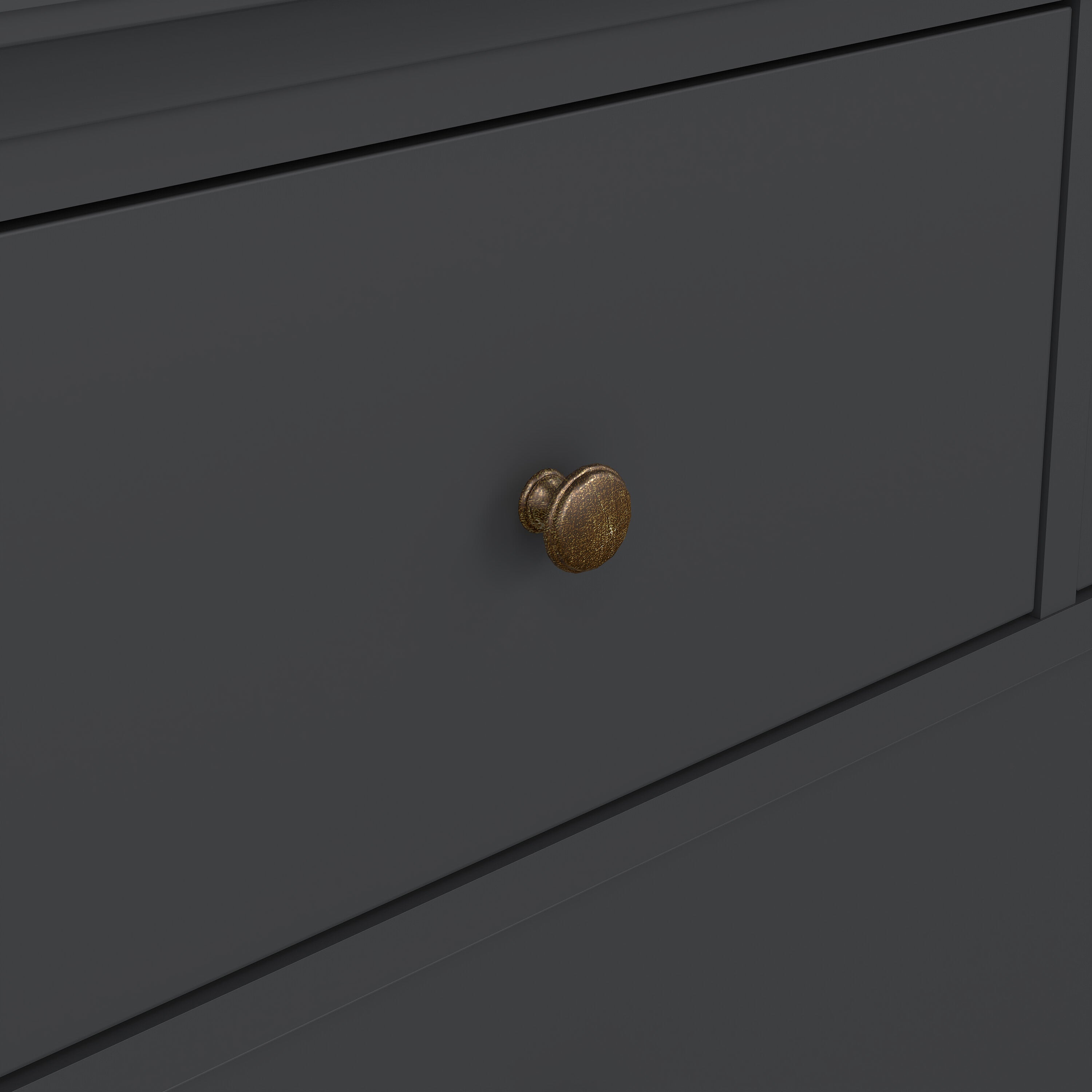 Primrose Chest of 4 Drawers in Matt Grey