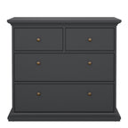 Primrose Chest of 4 Drawers in Matt Grey