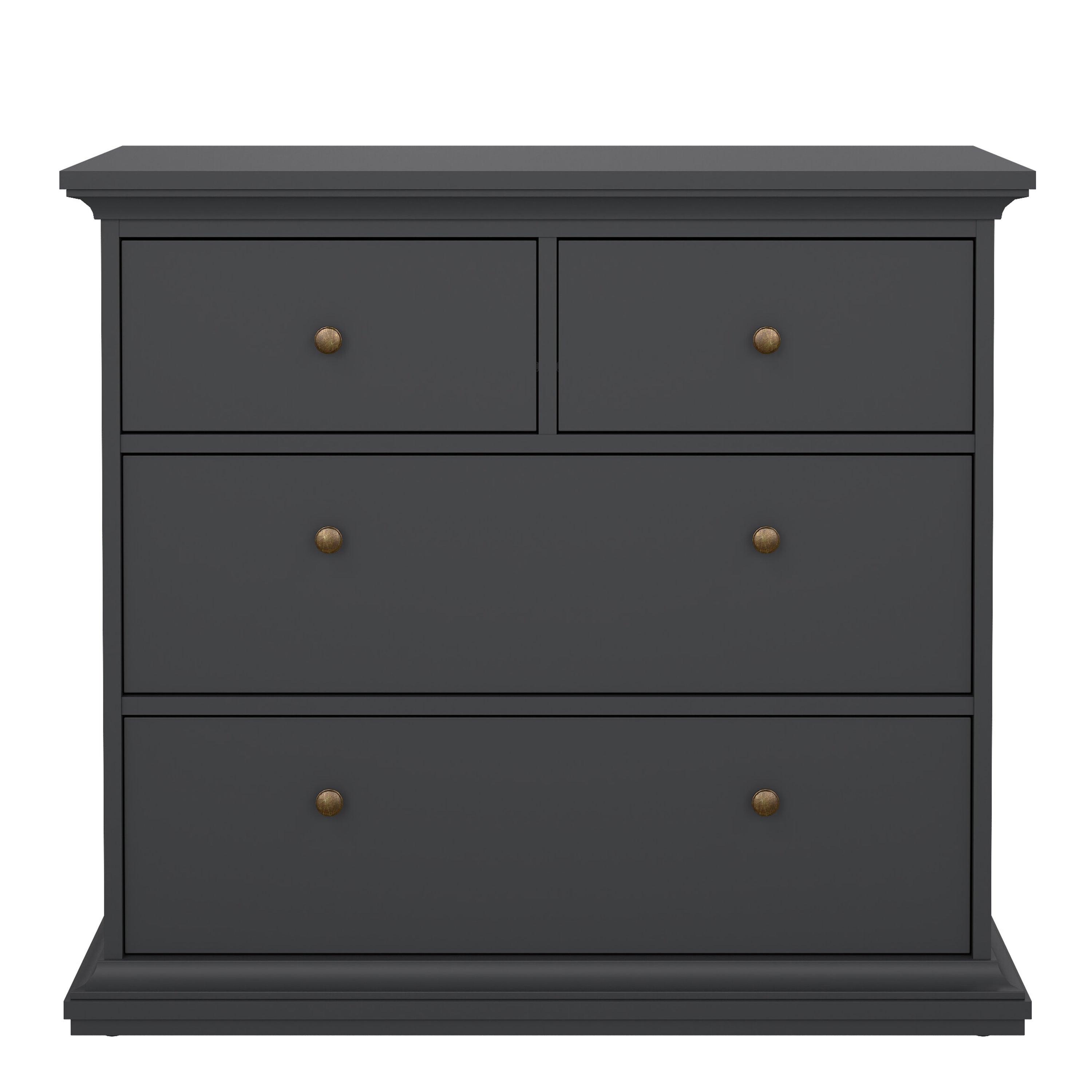 Primrose Chest of 4 Drawers in Matt Grey