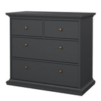 Primrose Chest of 4 Drawers in Matt Grey