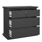 Primrose Chest of 4 Drawers in Matt Grey
