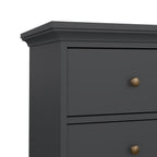 Primrose Chest of 4 Drawers in Matt Grey