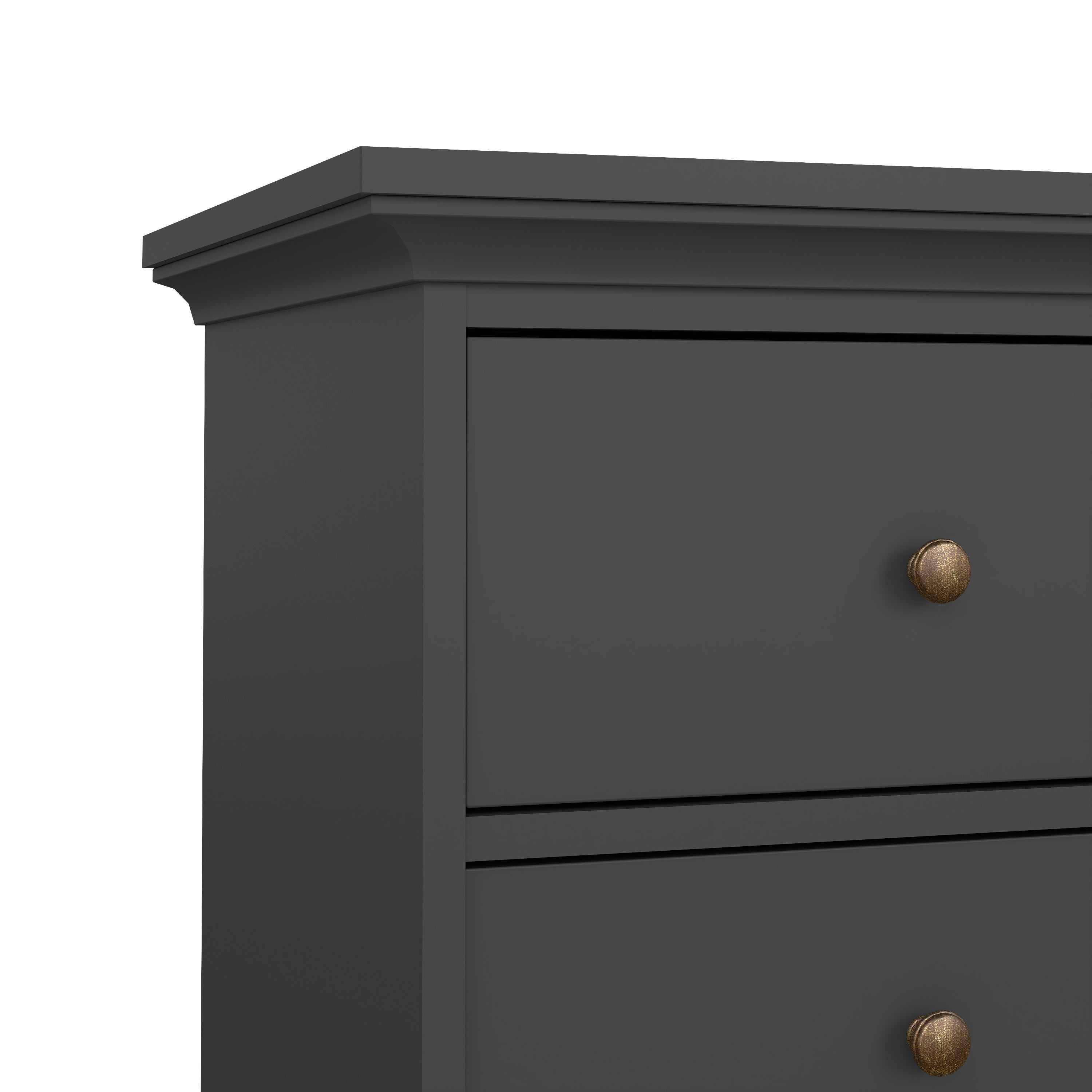 Primrose Chest of 4 Drawers in Matt Grey