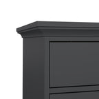Primrose Chest 5 Drawers in Matt Grey