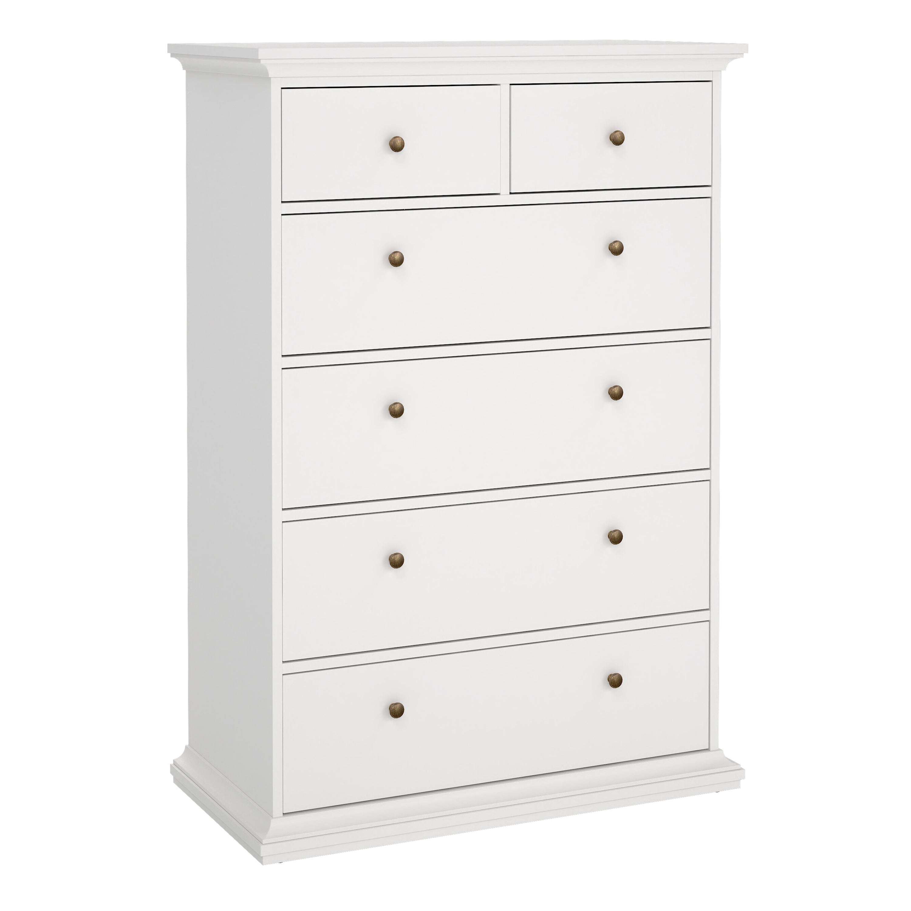 Primrose Chest of 6 Drawers in White
