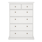 Primrose Chest of 6 Drawers in White