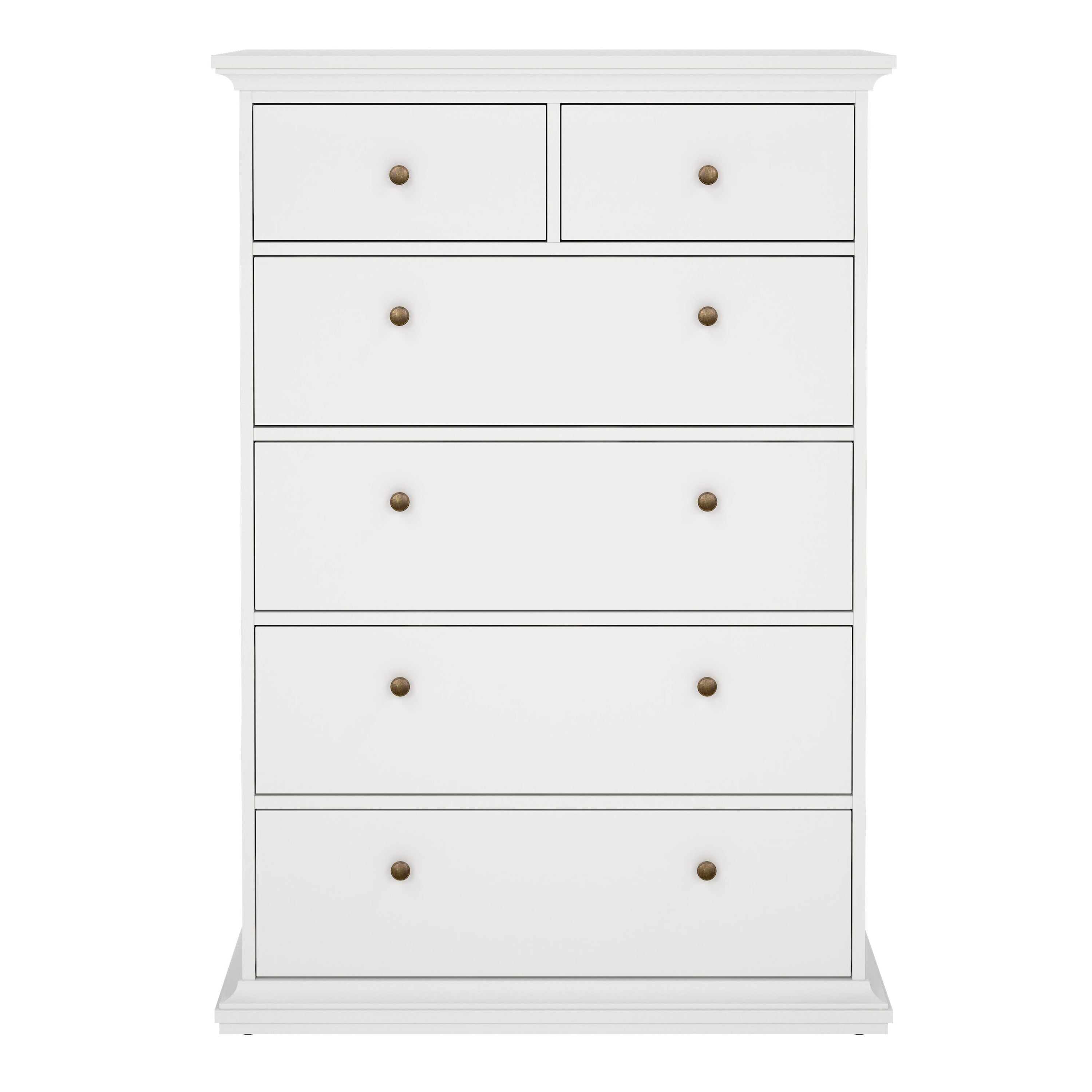 Primrose Chest of 6 Drawers in White