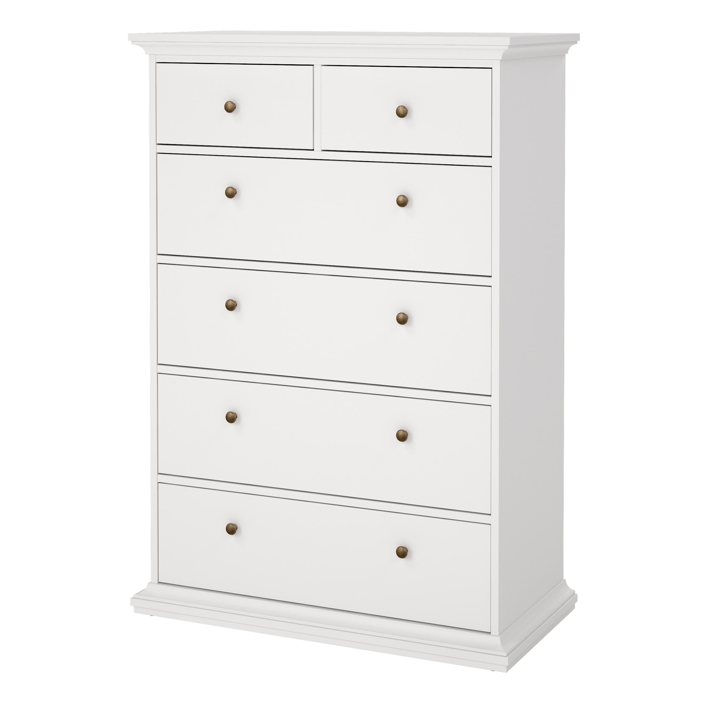 Primrose Chest of 6 Drawers in White