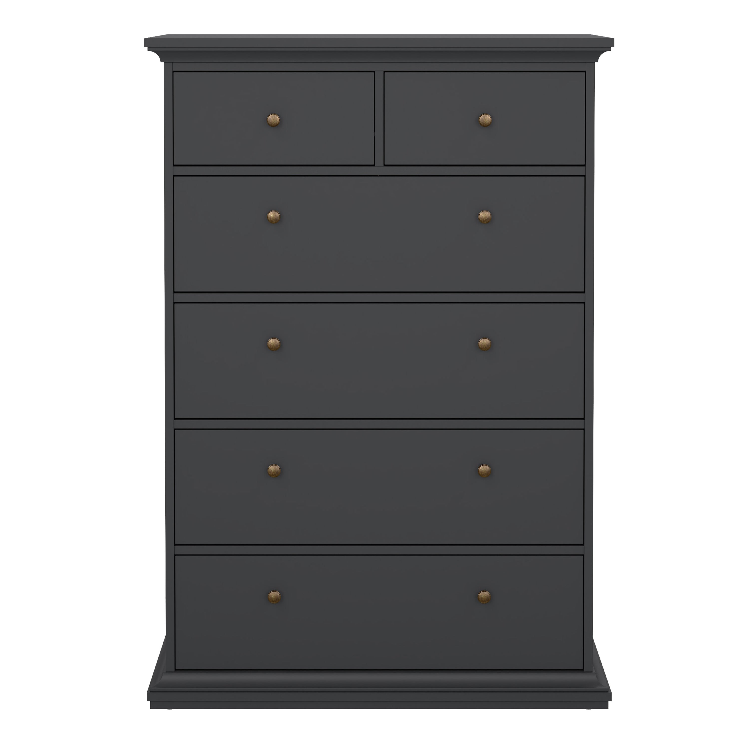 Primrose Chest of 6 Drawers in Matt Grey
