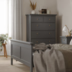 Primrose Chest of 6 Drawers in Matt Grey