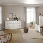 Primrose Chest of 8 Drawers in White