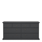 Primrose Chest of 8 Drawers in Matt Grey