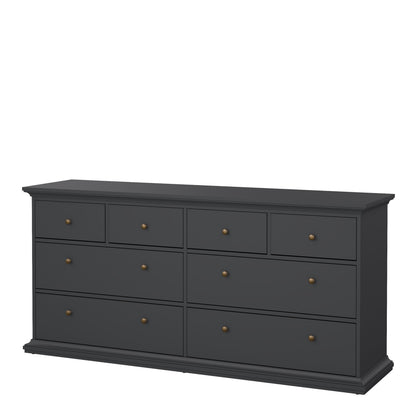 Primrose Chest of 8 Drawers in Matt Grey