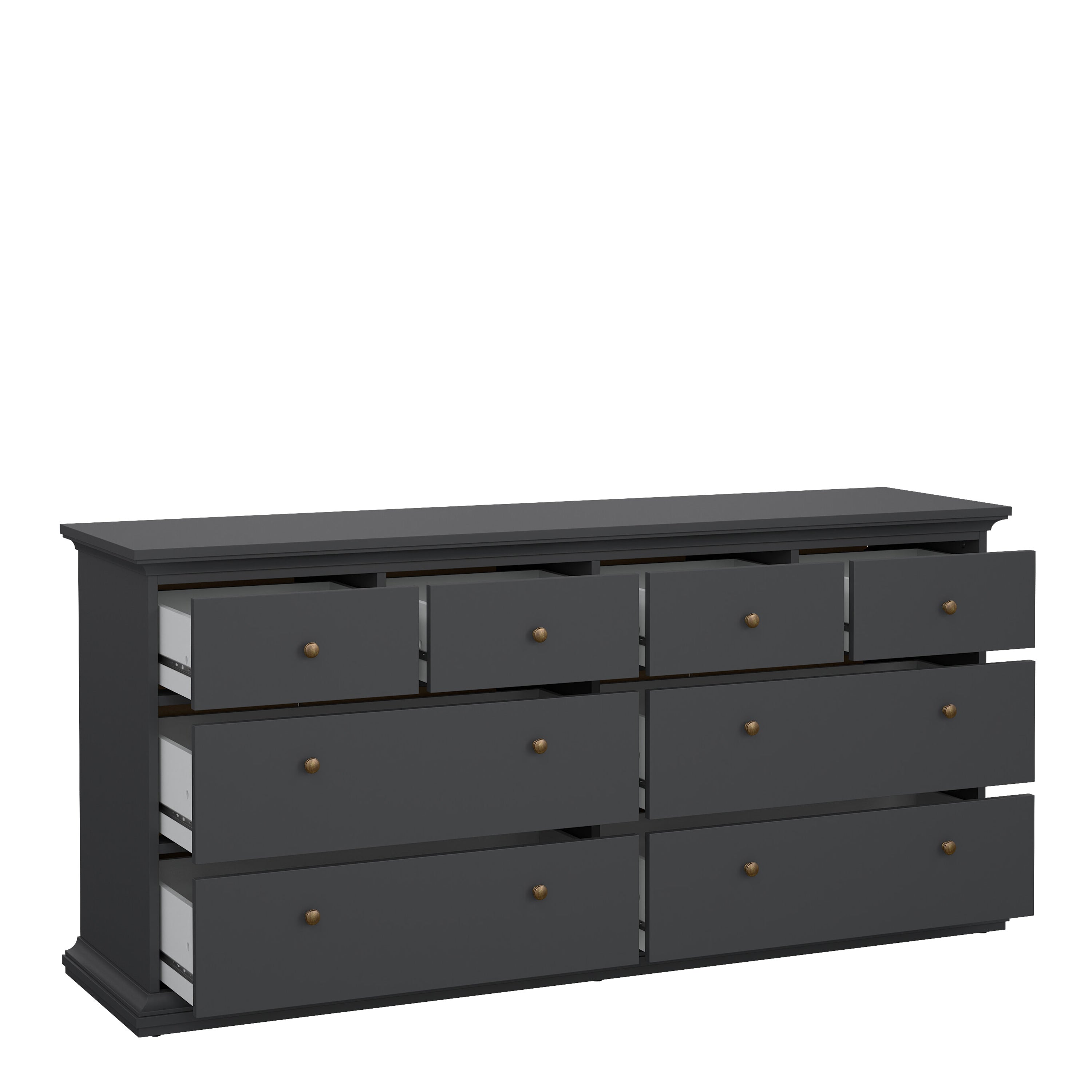 Primrose Chest of 8 Drawers in Matt Grey