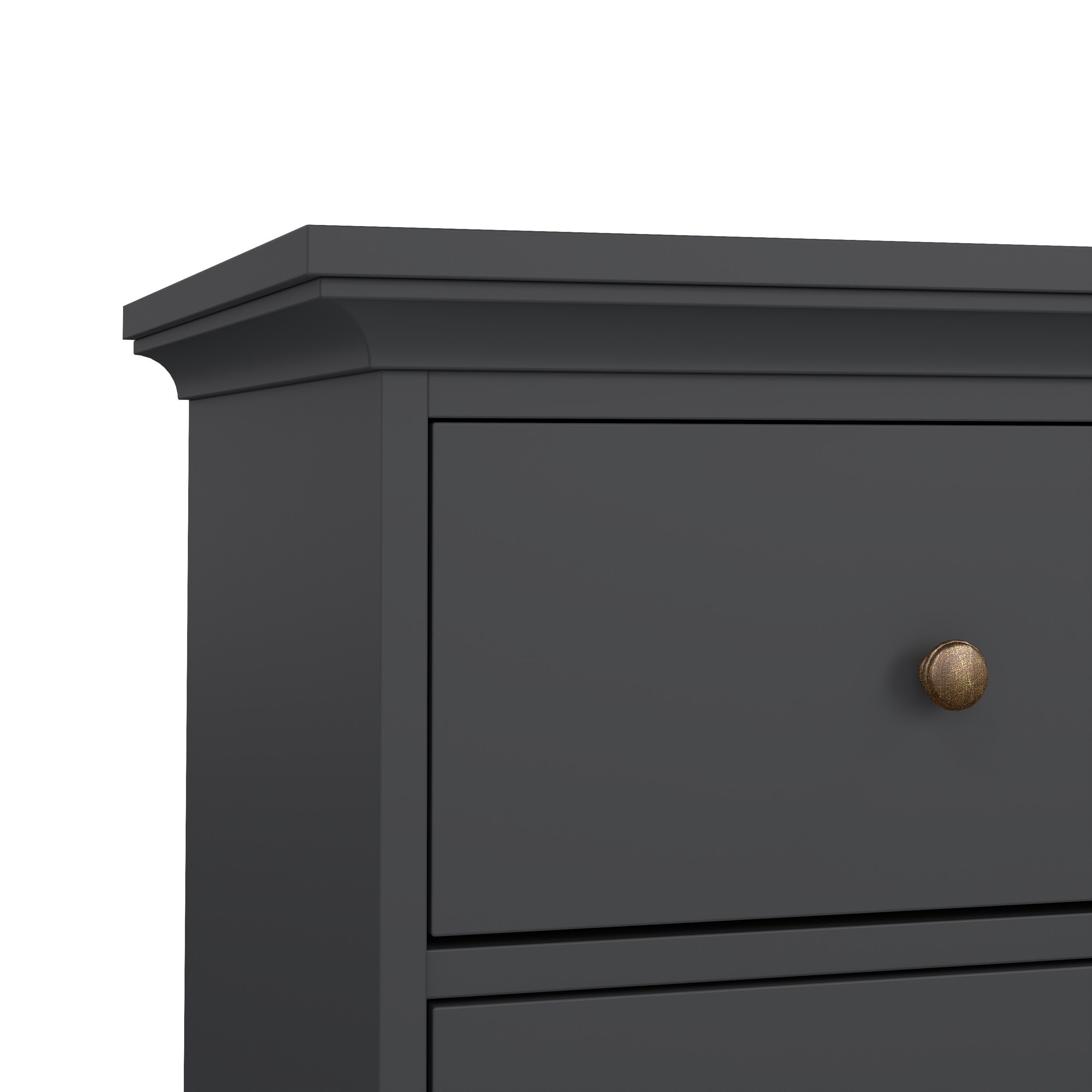 Primrose Chest of 8 Drawers in Matt Grey