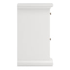 Primrose Bedside - 1 Door + 1 Drawer in White