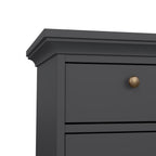 Primrose Bedside - 1 Door + 1 Drawer in Matt Grey