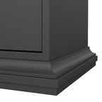 Primrose Bedside - 1 Door + 1 Drawer in Matt Grey
