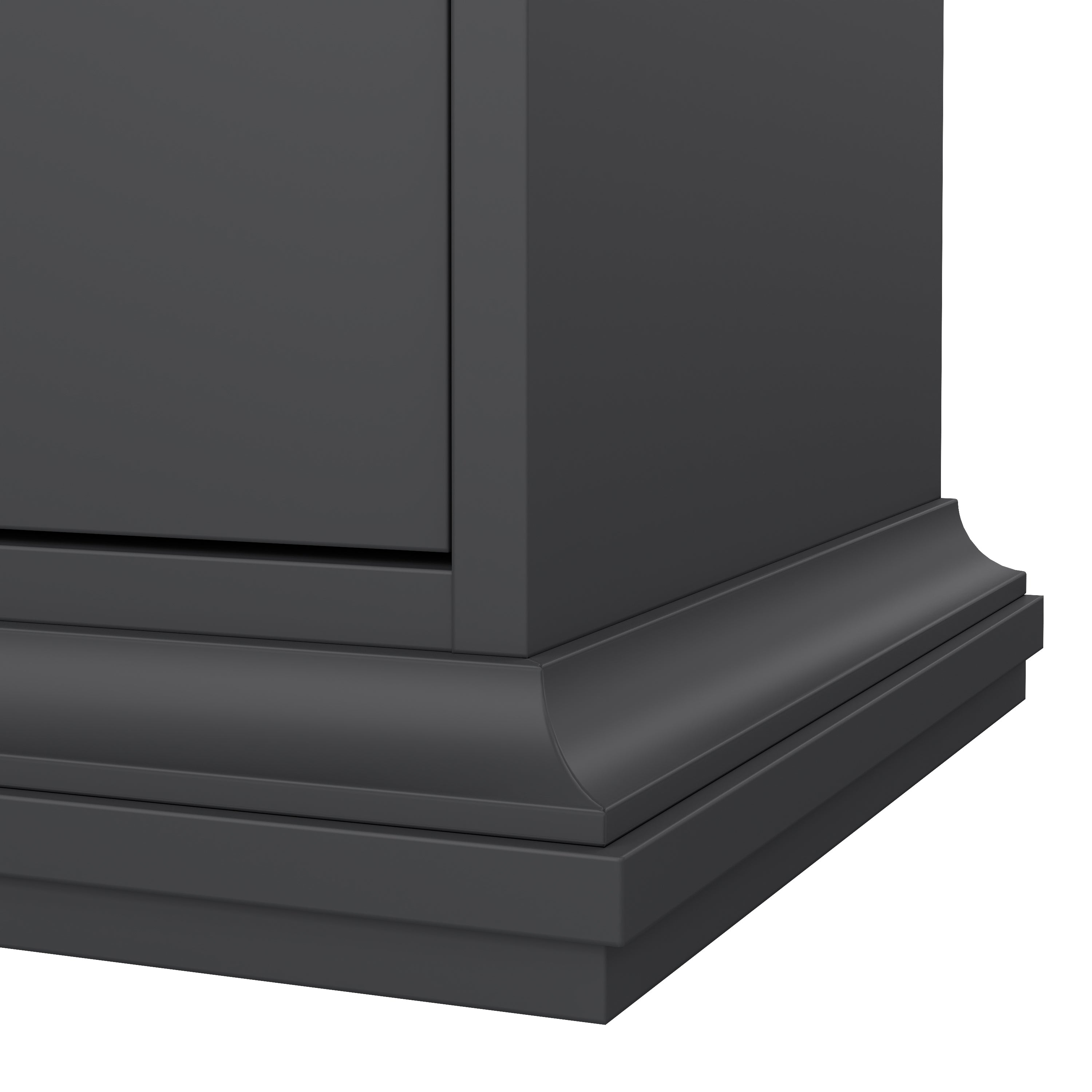 Primrose Bedside - 1 Door + 1 Drawer in Matt Grey