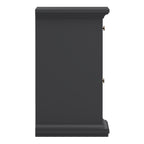 Primrose Bedside - 1 Door + 1 Drawer in Matt Grey