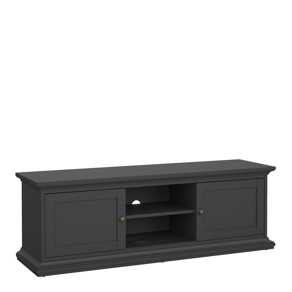 Primrose TV-unit 2 frame Doors in Matt Grey