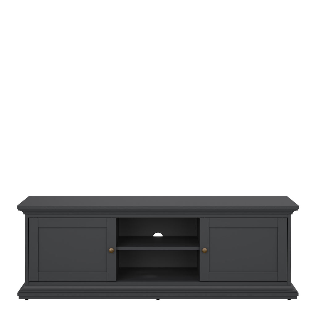 Primrose TV-unit 2 frame Doors in Matt Grey