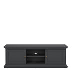 Primrose TV-unit 2 frame Doors in Matt Grey