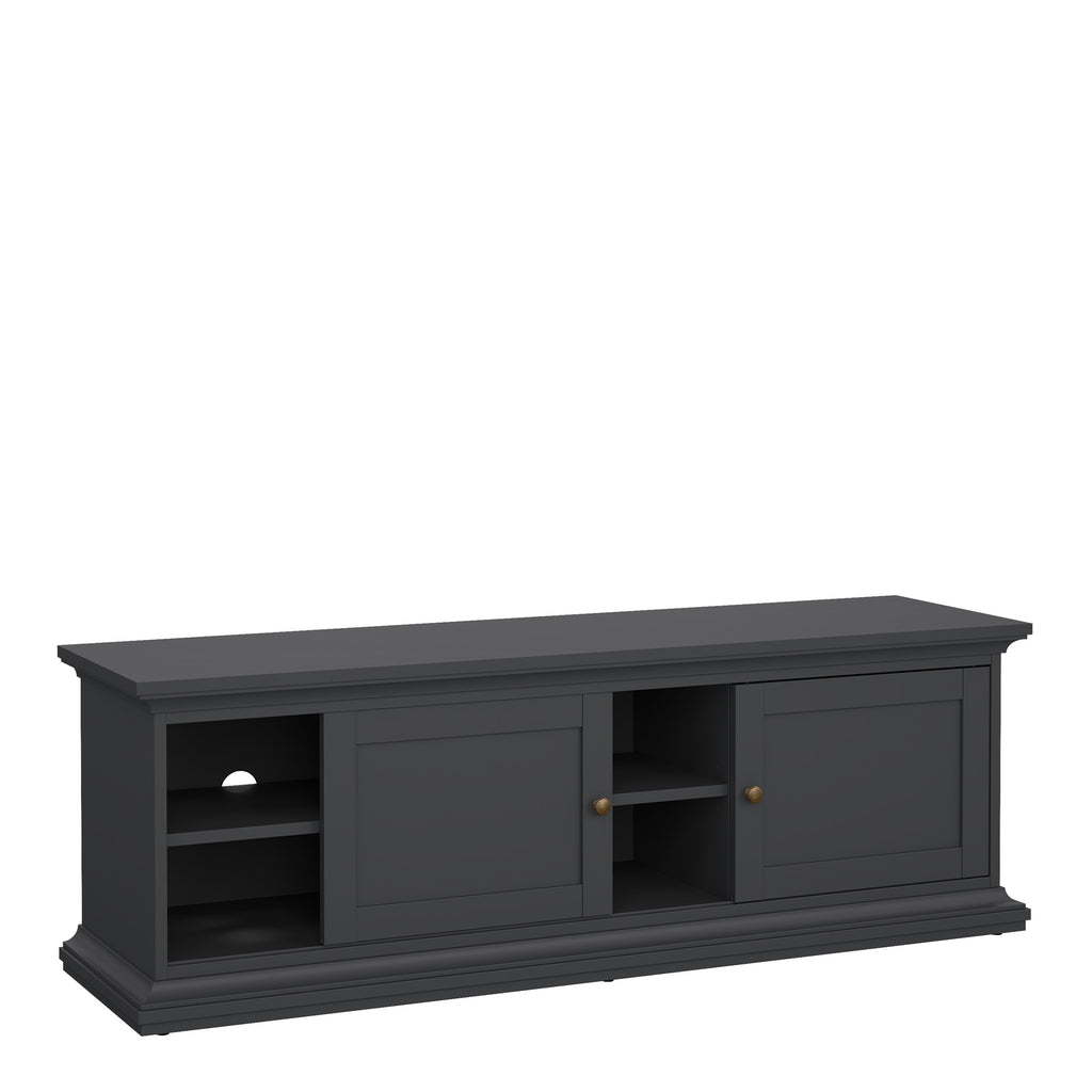 Primrose TV-unit 2 frame Doors in Matt Grey