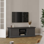 Primrose TV-unit 2 frame Doors in Matt Grey