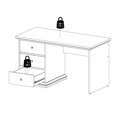 Primrose Desk in Matt Grey