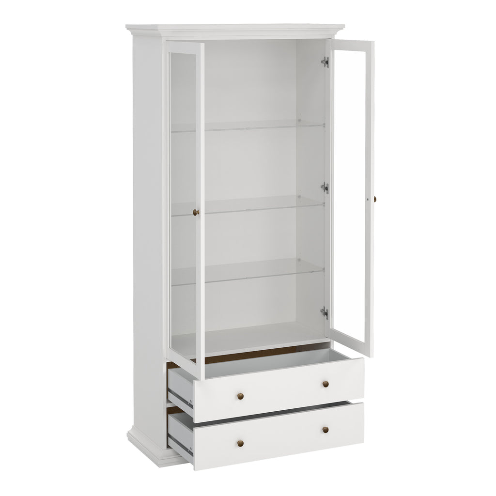 Primrose China cabinet in White