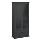 Primrose China cabinet in Matt Grey