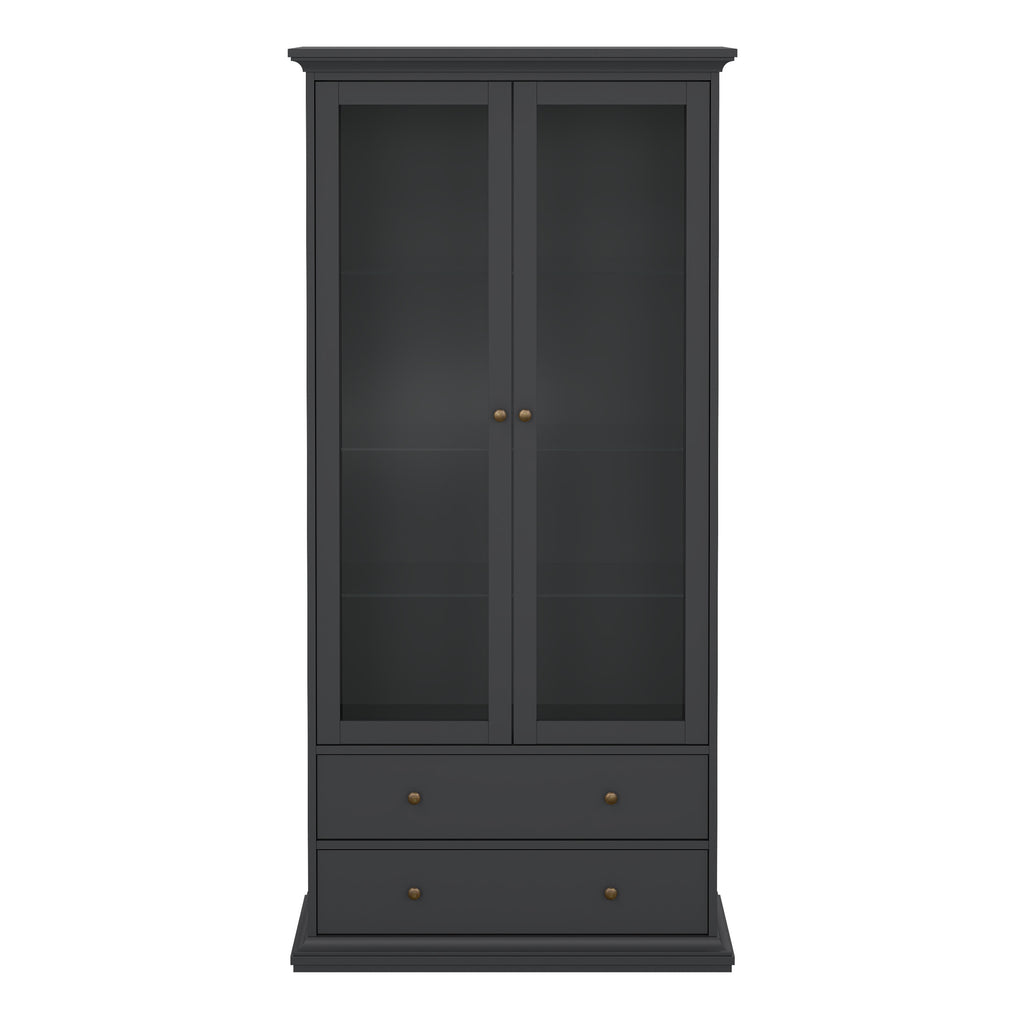 Primrose China cabinet in Matt Grey