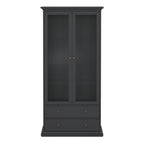Primrose China cabinet in Matt Grey